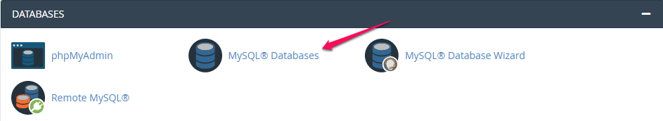 Cách tạo Database trên cPanel