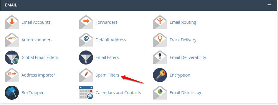 Hướng dẫn Email hosting sử dụng Spam Filters
