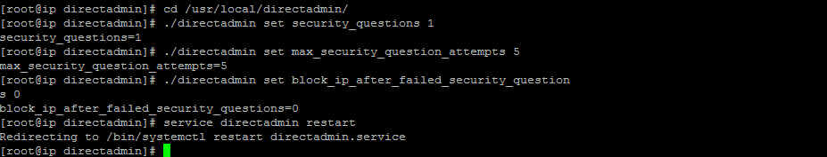 Security Questions